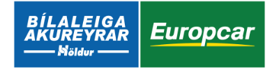 Sponsor Bílaleiga Akureyrar - Europcar