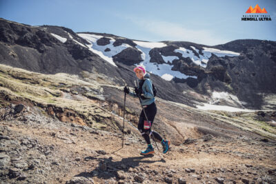 Snjór í efstu hlaupaleiðum