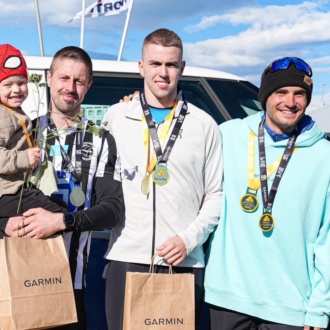 Garmin Eldslóðin sigurvegarar 10k karla - winners men 10k