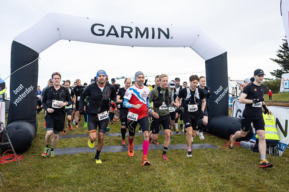 Hlauparar leggja af stað í Garmin Eldslóðina